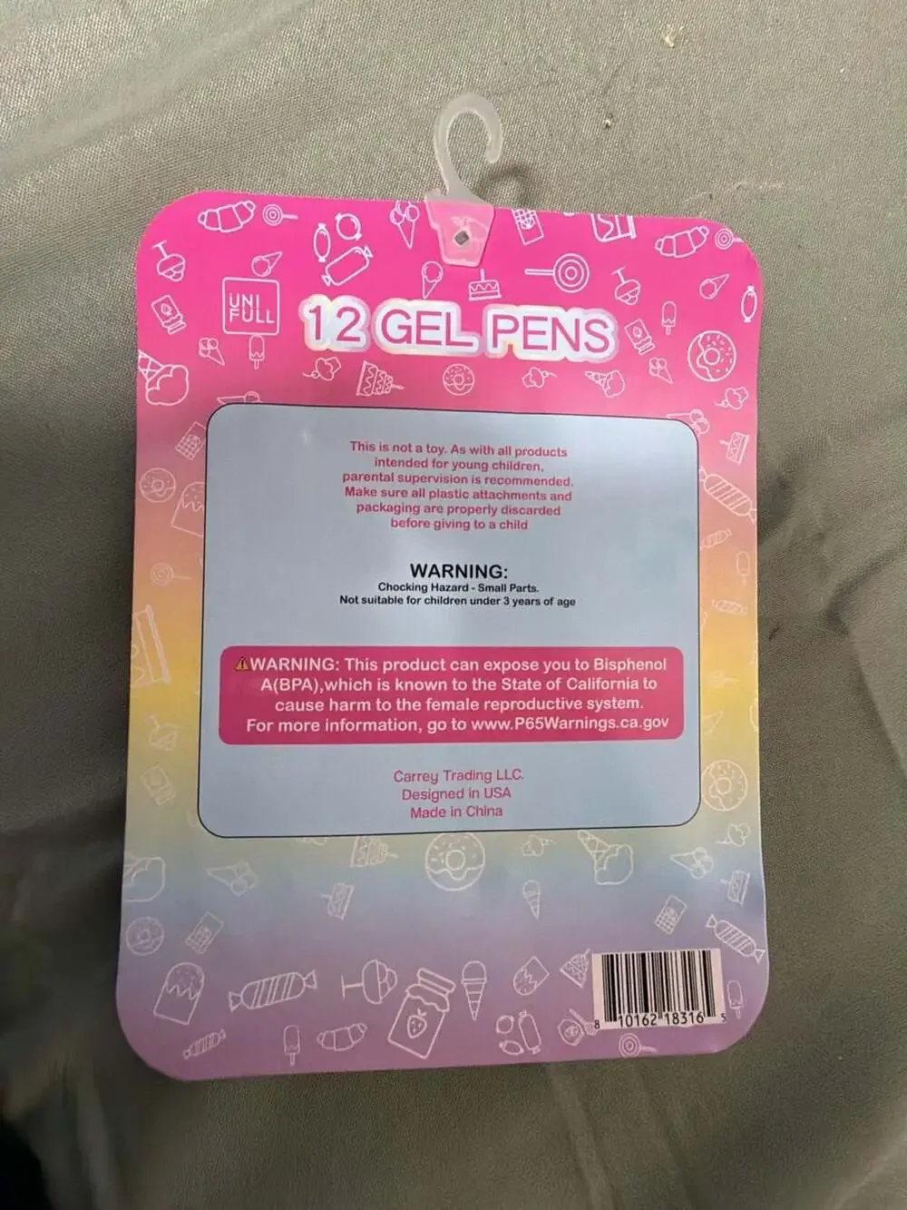 Uni Full 12 Gel Pens Assorted Colors